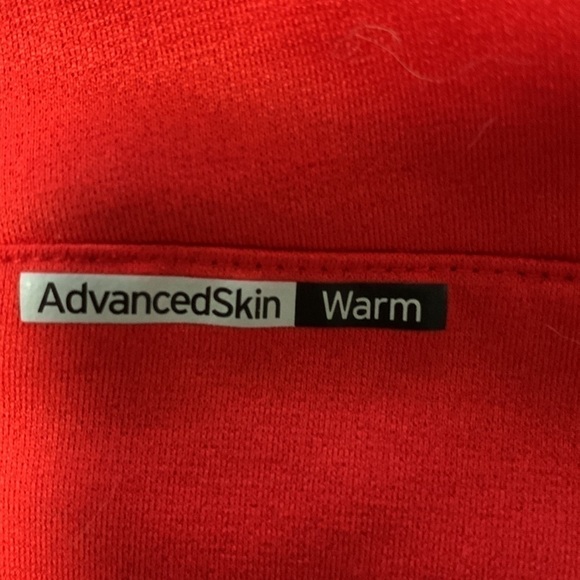 Salomon Soft Shell Advanced Skin Jacket Full Front Zipper Red/Blue Size Small - Picture 9 of 12